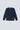 Unfeigned navy blue basic long sleeve t-shirt front flat lay