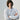Unfeigned white basic long sleeve t-shirt on model half body studio