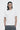Unfeigned basic t-shirt on model half body studio