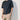 Unfeigned navy blue basic t-shirt on model full body studio