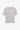 Unfeigned grey melange basic t-shirt with logo front flat lay logo