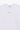 Unfeigned white basic t-shirt with logo front flat lay logo detail