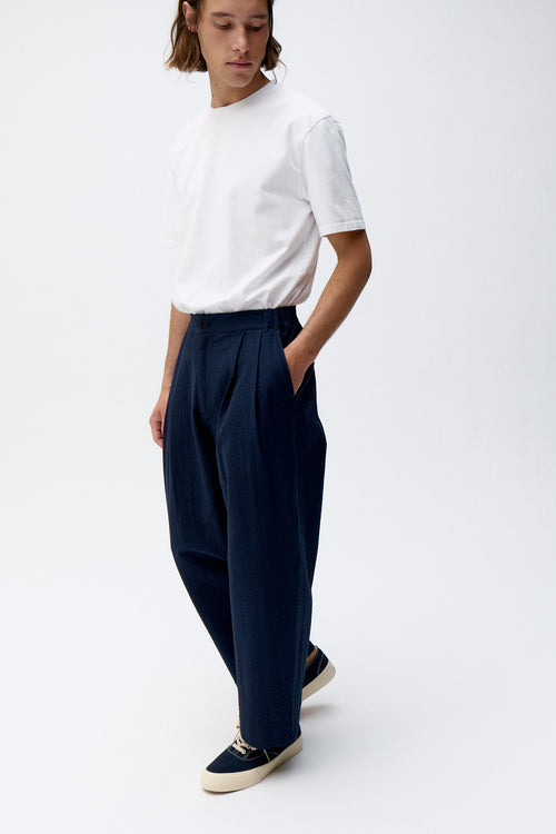 city pants seersucker