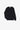 Unfeigned black crewneck merino knit front detail