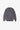 Unfeigned grey crewneck merino knit back flat lay