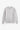 Unfeigned light grey melange crewneck merino knit front flat lay