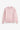 Unfeigned rose crewneck merino knit front flat lay