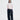 Unfeigned rose crewneck merino knit on model full body