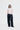Unfeigned rose crewneck merino knit on model full body