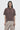 Unfeigned cacao her basic t-shirt on model half body studio