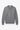 Unfeigned grey merino polo front flat lay
