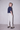 Unfeigned stone mini smart pants technical N WR back studio full body worn on model