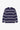 Unfeigned raw stripes mini sweatshirt terry front flat lay