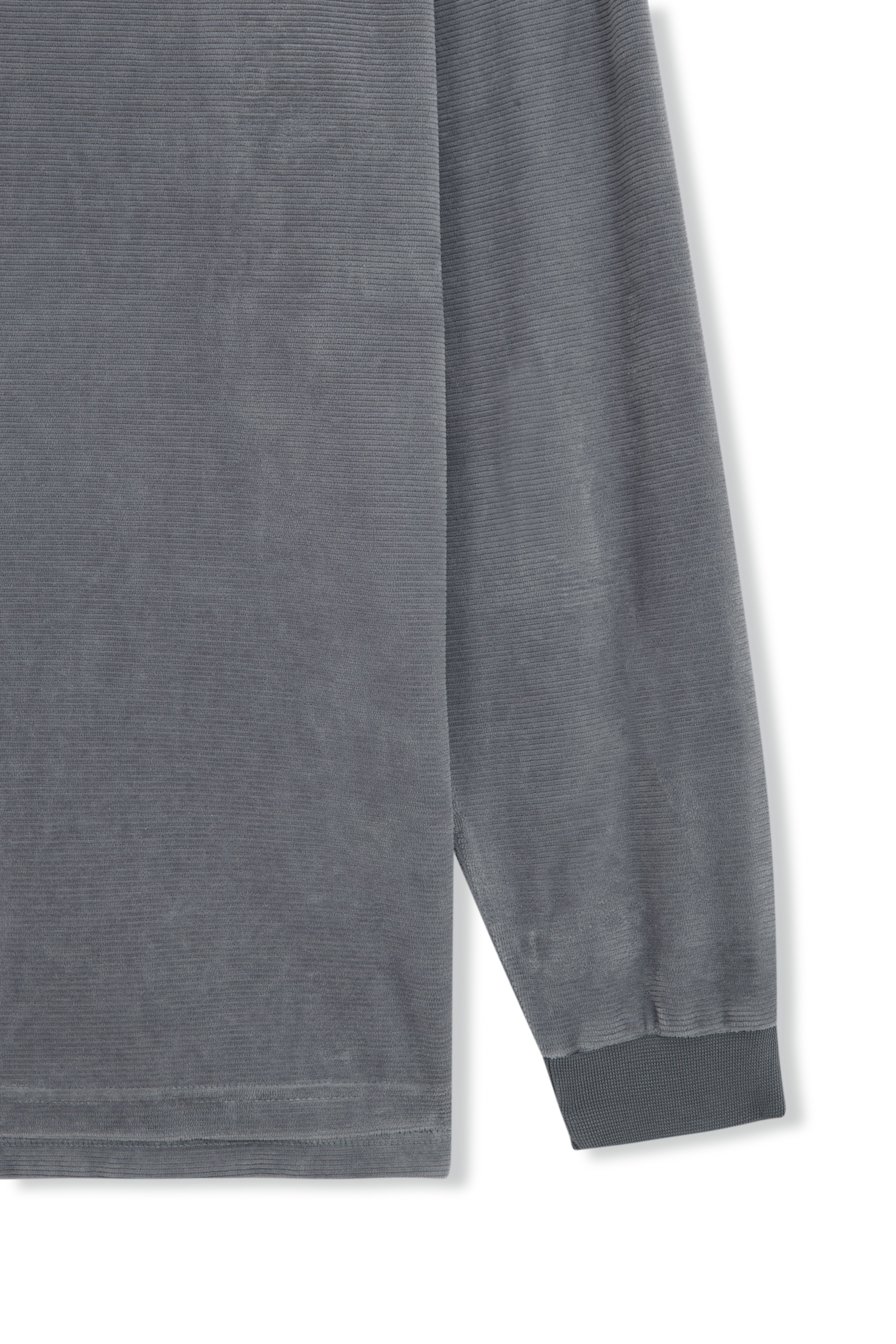 basic long sleeve t-shirt velour – unfeigned