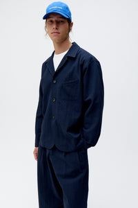 technical city blazer seersucker