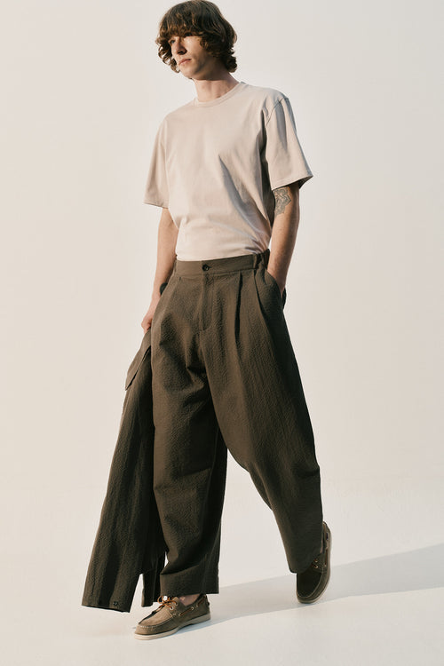 city pants seersucker