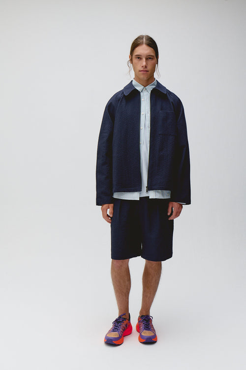 our coach jacket seersucker