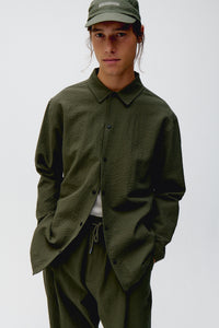 smart jacket seersucker
