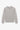 Unfeigned grey melange basic long sleeve t-shirt front flat lay