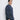 Unfeigned blue graphite with lemon stripes basic long sleeve t-shirt terry on model half body studio