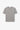 Unfeigned grey melange basic t-shirt front flat lay