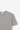 Unfeigned grey melange basic t-shirt front 3/4 detail close-up flat lay