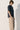 Unfeigned navy blue basic t-shirt on model studio full body