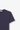 Unfeigned navy blue basic t-shirt front close-up flat lay