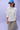 Unfeigned raw with royal stripes basic t-shirt terry full body on model studio