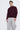 Unfeigned burgundy cashmere knit on model