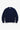 Unfeigned navy cashmere knit front flat lay