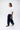 Unfeigned dark navy city pants seersucker on model