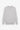 Unfeigned light grey melange crewneck merino knit front flat lay