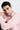 Unfeigned rose crewneck merino knit on model portrait
