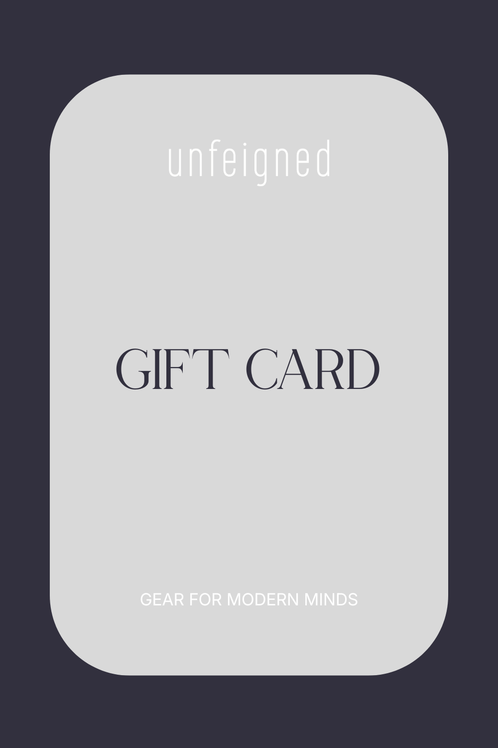gift cards – unfeigned