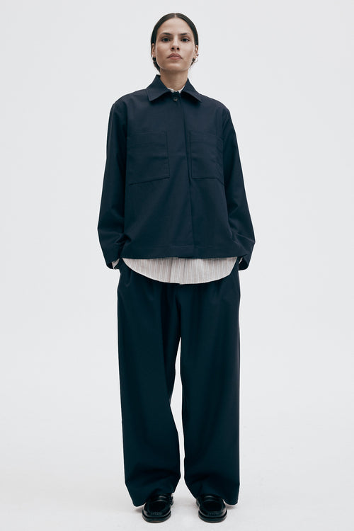 her sartorial overshirt wool WR