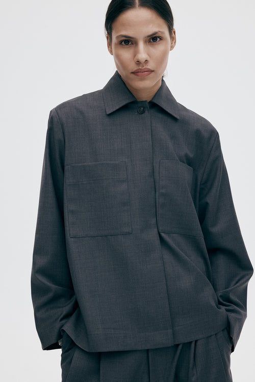 her sartorial overshirt wool WR