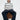 Unfeigned dark navy stripes long sleeve oversized t-shirt terry on model full body studio