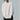Unfeigned white long sleeve oversized t-shirt on model half body studio