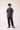 Unfeigned blue graphite with lemon stripes mini basic t-shirt terry front studio on model worn
