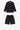 mini smart jacket N WR and mini smart bermuda technical N set- navy