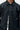 Unfeigned blue graphite oversized work jacket WR on model portrait studio