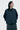 Unfeigned dark navy puffed vest WR on model half body