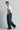 Unfeigned grey regular pants blend on model full body