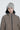 Unfeigned beige melange wool and silk beanie on model